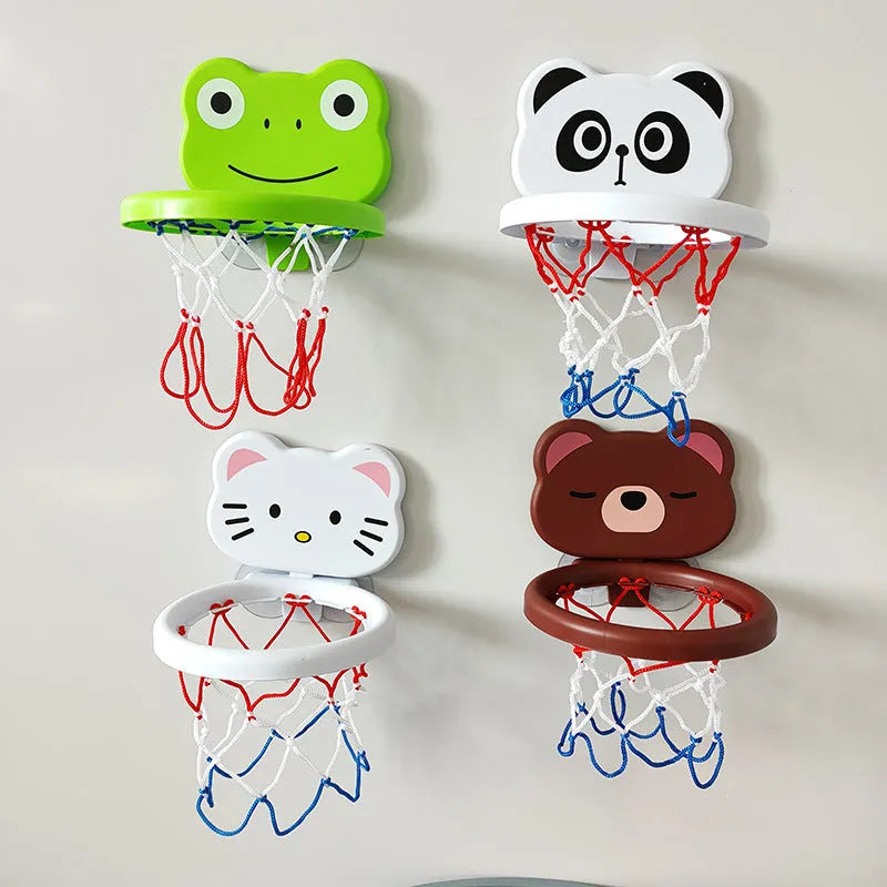 Children's Bathroom Sucker Basketball Hoop Baby Shooting Toy - Enfance-Heureuse