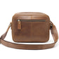 New Mens Single Shoulder Messenger Bag Retro Cowhide Casual Business Document Messenger Bag - Enfance-Heureuse