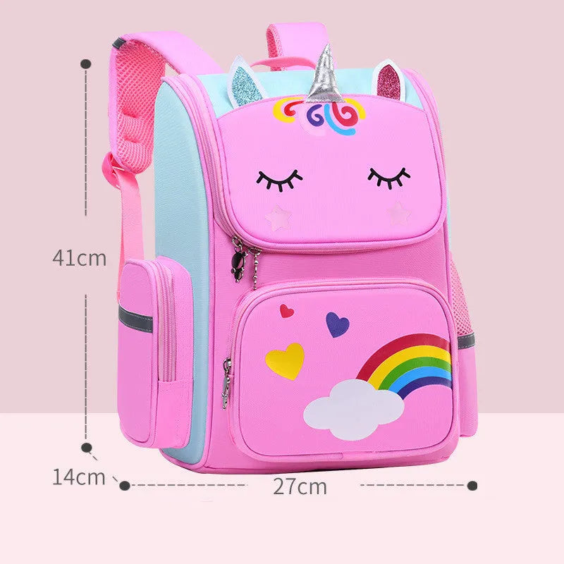 Childrens School Bags Primary School Students Grades 1 to 6 Printing - Enfance-Heureuse