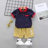 Short-Sleeved Cartoon Two-Piece Children's Clothing - Enfance-Heureuse