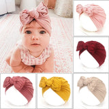 Mignon Bébé Chapeau Nouveau-Né Doux Bébé Fille Chapeau Turban Infantile Bébé enfant Capuchon Bonnet Headwraps - Enfance-Heureuse