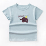Enfants d'été À Manches Courtes Garçon T-Shirt Coton Basant Top - Enfance-Heureuse