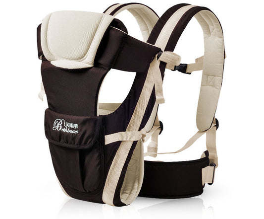Bass Bear Carrier Double Shoulder Four Seasons Maternal and Child Multifunctional Baby Carrier - Enfance-Heureuse