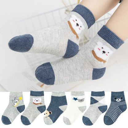 Boys And Girls Baby Cotton Socks Summer Breathable Boat Socks Middle School Children Student Socks - Enfance-Heureuse
