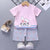 Vêtements d'été pour bébés et jeunes enfants 1-2-3-4-5-6 ans T-shirt Shorts bébé - Enfance-Heureuse