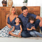 Ensemble familial assorti en jean pour bébé fille, maman, papa, garçon, chemise parent-enfant