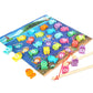 Jouets Educatifs En Bois Montessori Pour Enfants, Planche Occupee, Peche, Maths, Jouet Prescolaire, Cadeau Du Nouvel An - Enfance-Heureuse