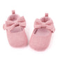 Bowknot De Laine Tricot Bébé Chaussures Mocassins Princesse Chaussures Bébé Chaussures - Enfance-Heureuse