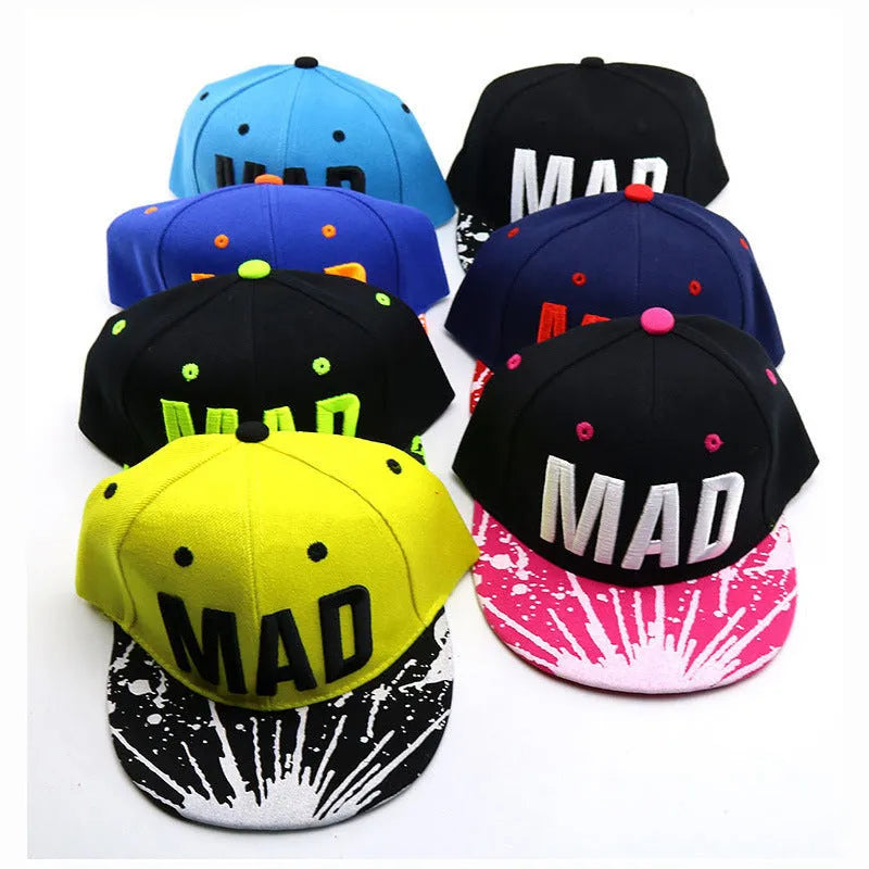 Children's hat with spring and summer letters embroidery - Enfance-Heureuse