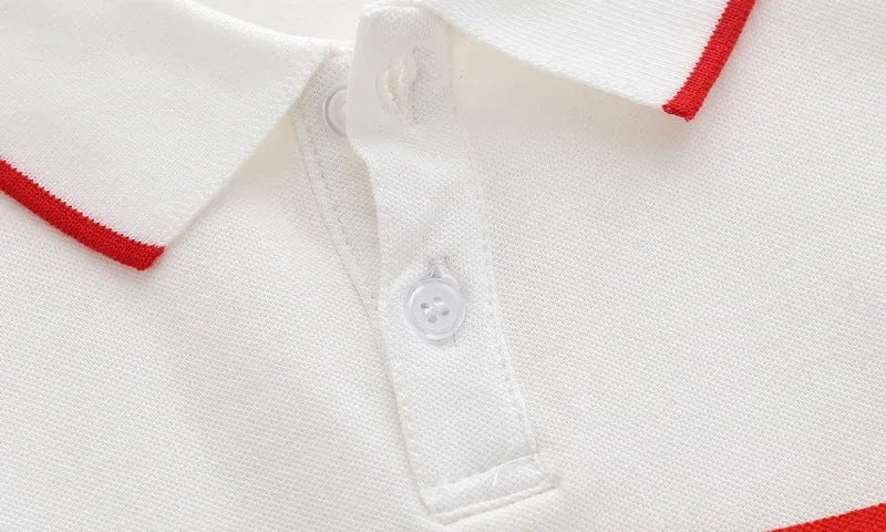 Bande dessinée De Voiture Garçons À Manches Courtes Polo Shirt - Enfance-Heureuse