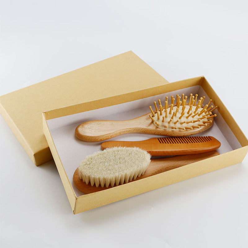Baby Shower Shampoo Brush Small Comb Soft Bristles Brush Cleaning Care Tool - Enfance-Heureuse