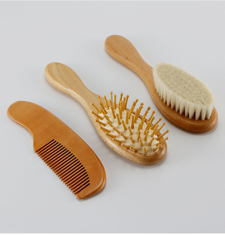 Baby Shower Shampoo Brush Small Comb Soft Bristles Brush Cleaning Care Tool - Enfance-Heureuse