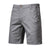 Men's Casual Solid Color Slim Fit Straight Shorts - Enfance-Heureuse