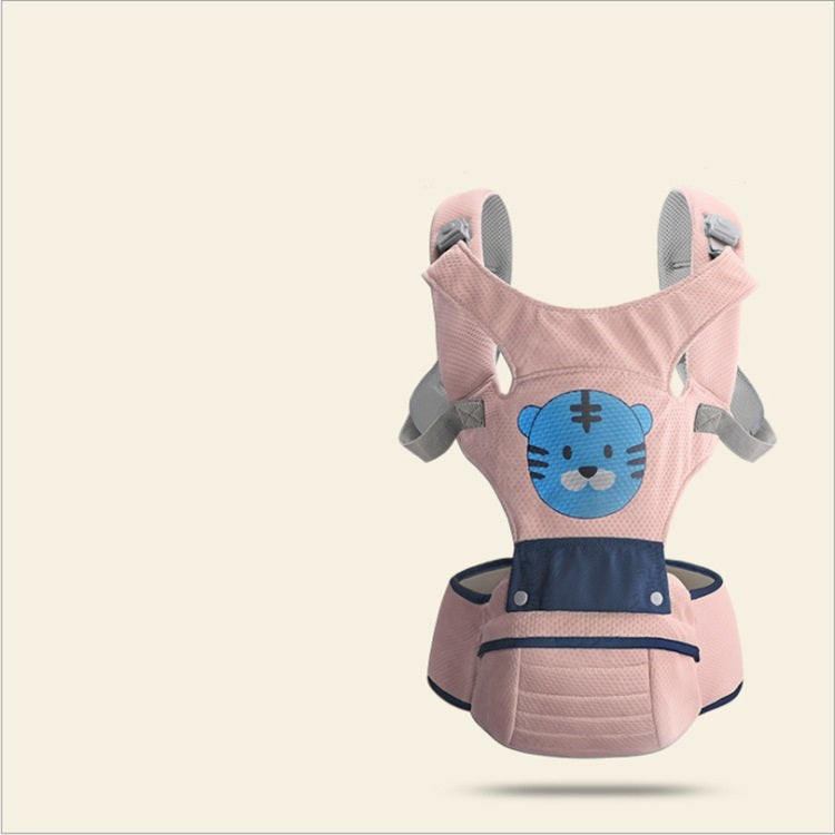 Newborn Baby Carrier Women Multifunctional Baby Carrier Baby Waist Stool Cotton T Shirts Dad Hands Free Baby Kangaroo Packet - Enfance-Heureuse