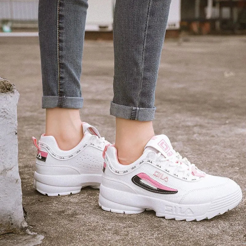 Older Children'S Casual Women'S Shoes 10 Years Old Autumn Korean Version Of The Trend 12 Sports Shoes Girls 16 Junior High School Daddy Shoes - Enfance-Heureuse