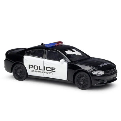 Police Car Alloy Car Model Children's Toy Puzzle - Enfance-Heureuse