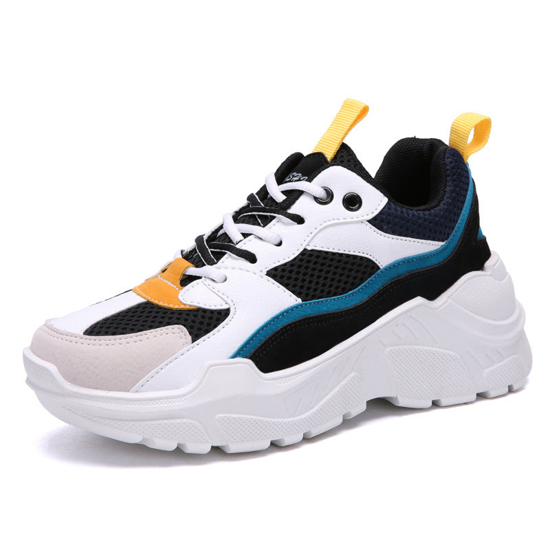 Trendy Shoes Korean Version, One Man And One Woman, All-Match Thick Soles Increase - Enfance-Heureuse