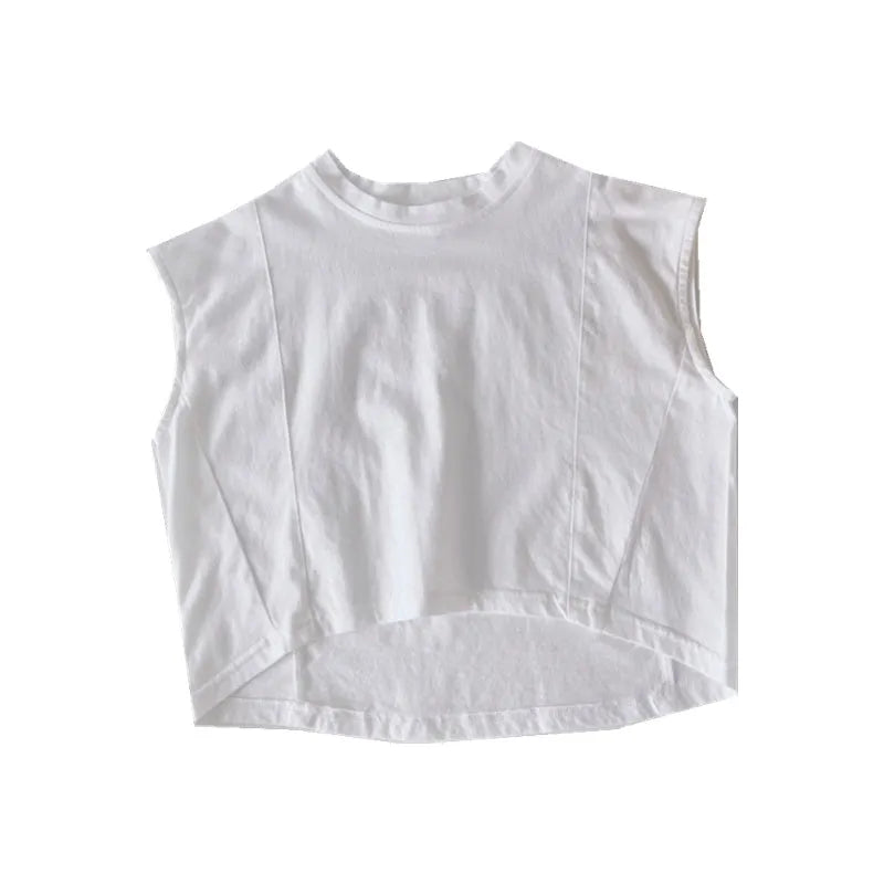 Summer Vest Children'S Sleeveless T-Shirt Children'S Summer Thin Section - Enfance-Heureuse