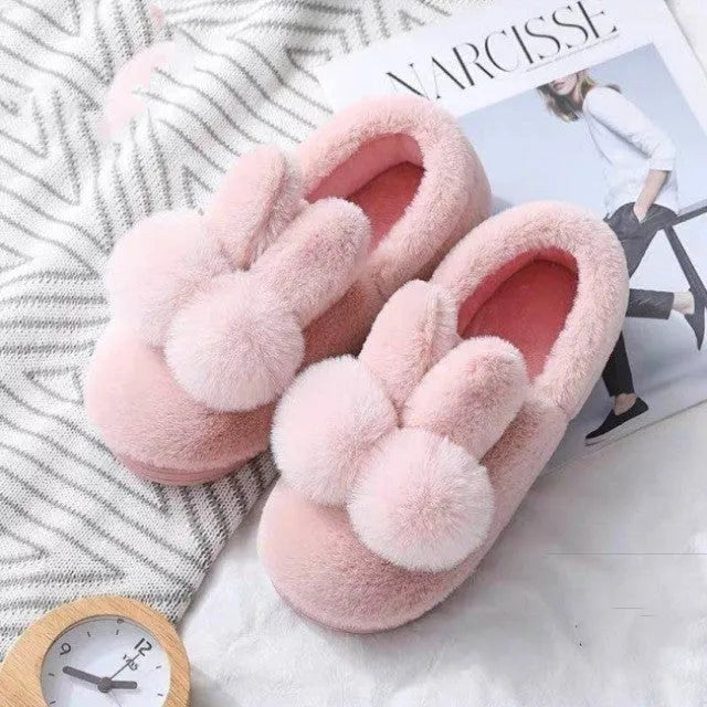 Cuhk Pantoufles Dhiver En Coton Pour Enfants, Pour Et Filles, Une Famille De Trois Parents, En Peluche, Chaussures Chaudes