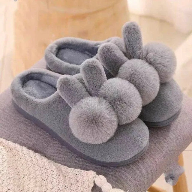 Cuhk Pantoufles Dhiver En Coton Pour Enfants, Pour Et Filles, Une Famille De Trois Parents, En Peluche, Chaussures Chaudes