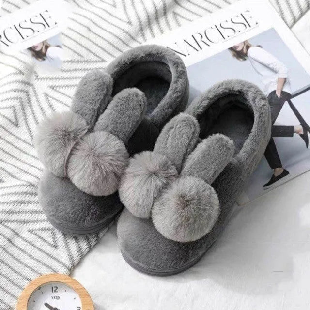 Cuhk Pantoufles Dhiver En Coton Pour Enfants, Pour Et Filles, Une Famille De Trois Parents, En Peluche, Chaussures Chaudes