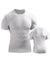 Mens Muscle Hooded Hoodies Short Sleeve T-shirt Sports GYM Slim Fit Tops Blouse - Enfance-Heureuse