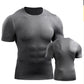 Mens Muscle Hooded Hoodies Short Sleeve T-shirt Sports GYM Slim Fit Tops Blouse - Enfance-Heureuse
