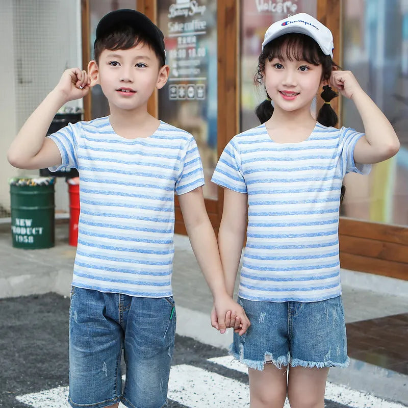 Cartoon Modal Kids Print Short Sleeve - Enfance-Heureuse