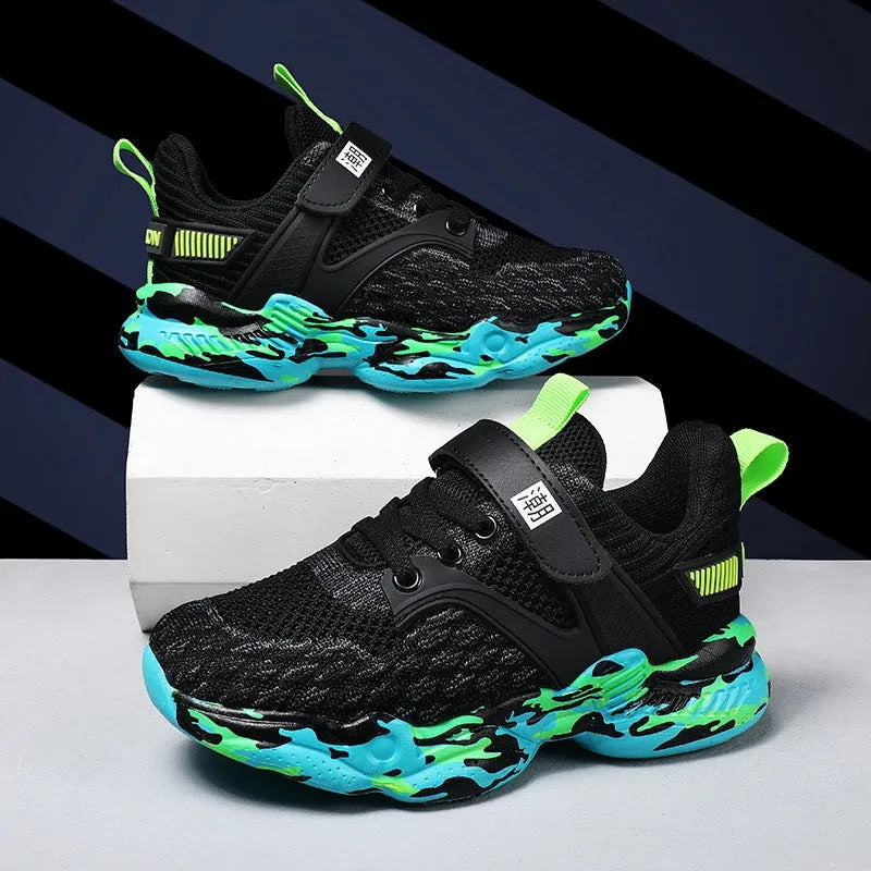 Printemps Et D'été Maille Enfants de Chaussures de Sport Chaussures antidérapantes Garçons Chaussures - Enfance-Heureuse