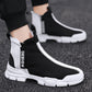 Mens Casual Shoes Sneakers Athletic Leisure Sports Fashion High Top Outdoor Gym - Enfance-Heureuse
