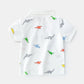 Boys Cartoon Short Sleeve Fashion Casual Trend Children's T-shirt Moisture Wicking Cotton Short Sleeve - Enfance-Heureuse