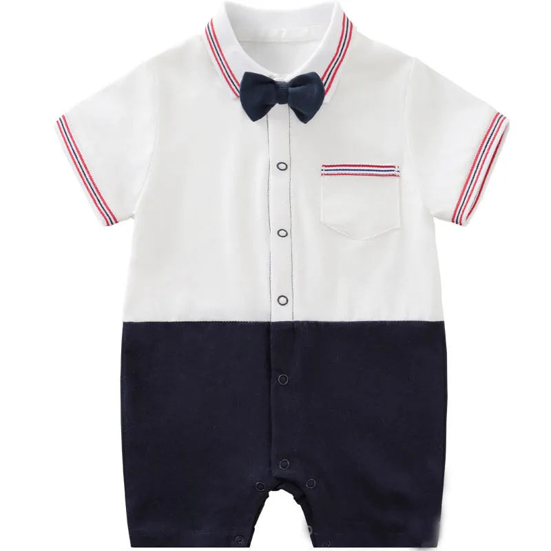 Stylish Baby Male Summer One-piece Clothes - Enfance-Heureuse