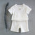 Boy And Girl Baby Short-sleeved Summer Suit - Enfance-Heureuse