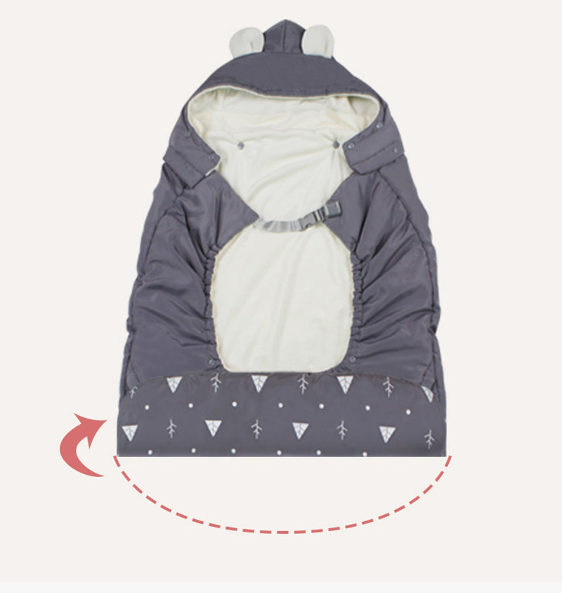 Warm Baby Carrier Cloak Cover Windproof Quilt Stroller Accessories - Enfance-Heureuse