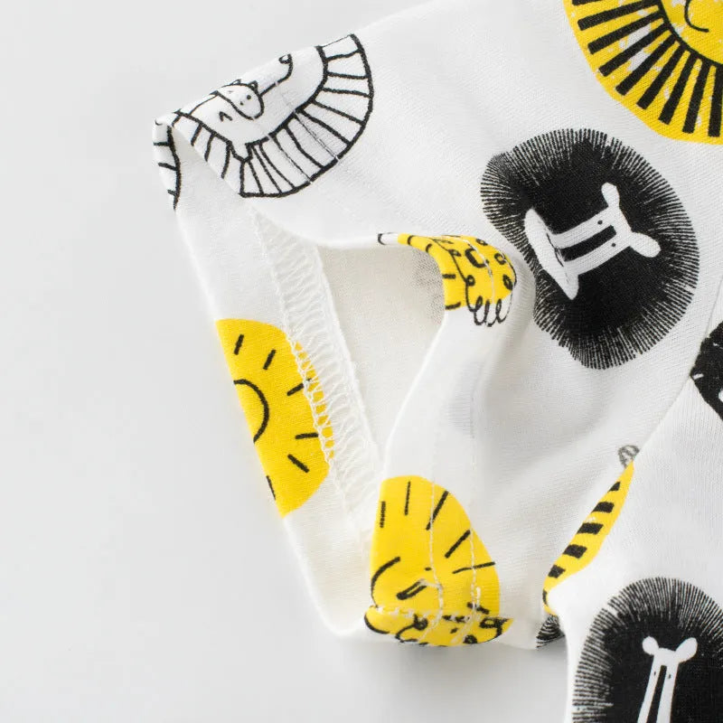 Children's Summer New Boys Short Sleeve T-shirt - Enfance-Heureuse