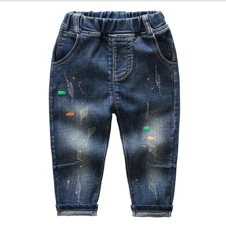Boys jeans new spring and autumn style Korean style trend - Enfance-Heureuse