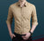 Brand Fashion Male Shirt Long-Sleeves Tops Polka Dot Printing Mens Dress Shirts Slim Men Shirt Plus Size M-5XL FGT