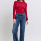 Judy Blue Full Size Raw Hem Mid Rise Jeans