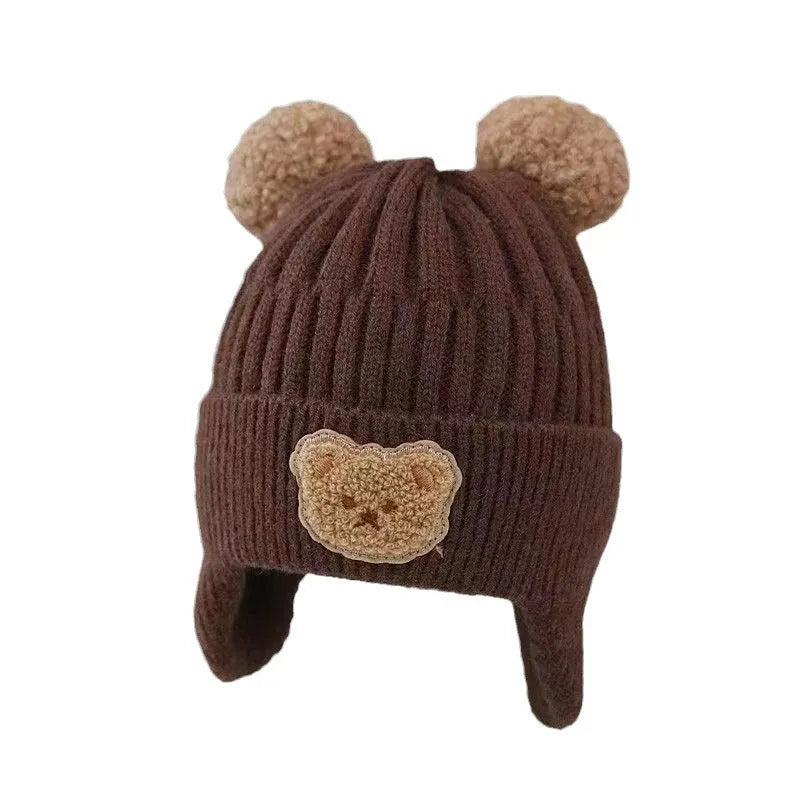 Children's Hat Autumn And Winter Girls Sleeve Cap Korean Style - Enfance-Heureuse