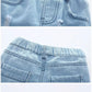 Shorts de plage en jeans déchirés pour garçons - Enfance-Heureuse