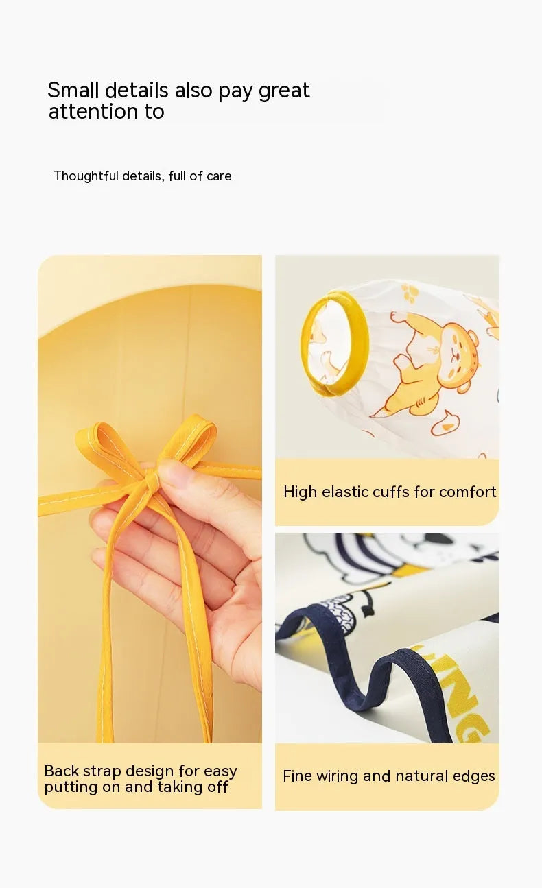 Dining Chair Overclothes Baby Eating Bib Water And Dirt Resistant Baby Food Apron Detachable - Enfance-Heureuse