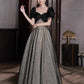 Off-shoulder Evening Dress High Sense Annual Birthday Performance Princess Dress - Enfance-Heureuse