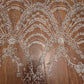 Wave Style Sequin Bead Lace Fabric Wedding Dress - Enfance-Heureuse