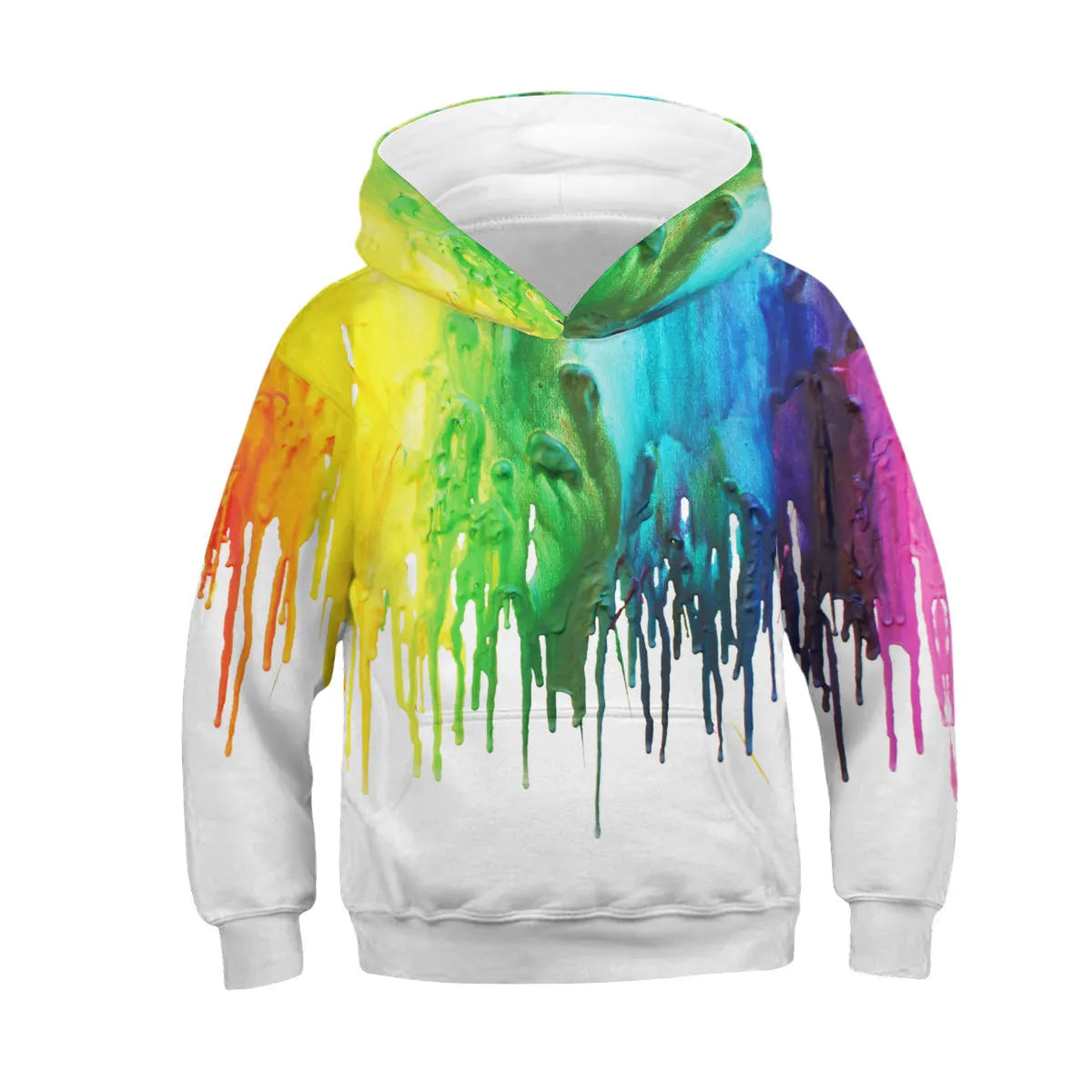 Digital Printing Children's Hooded Long-Sleeved Sweater - Enfance-Heureuse