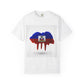 Haiti Flag Drip T-Shirt — Haitian Pride Graphic Tee