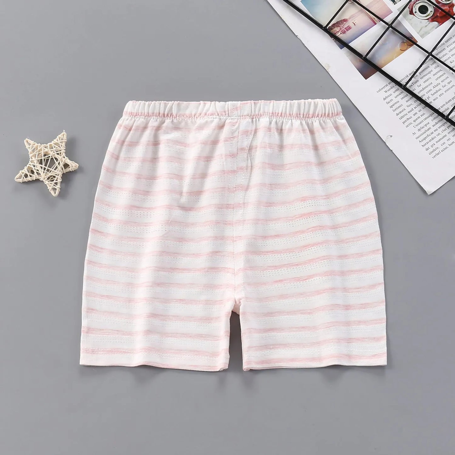 Season New Children's Slub Cotton Casual Shorts - Enfance-Heureuse