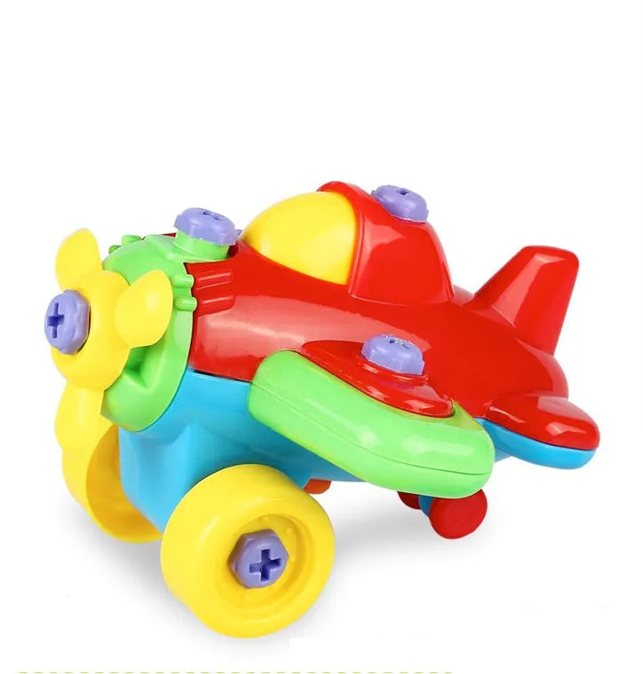 Démontage Blocs D'assemblage des Jouets DIY Moto Modélisation De Voiture Bâtiment Construction Noix Jouets Pour Enfants Cadeaux - Enfance-Heureuse