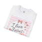 I Love Jesus Floral Unisex T-Shirt