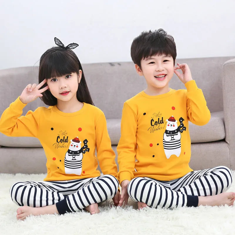 Children's pajamas women's long sleeves - Enfance-Heureuse