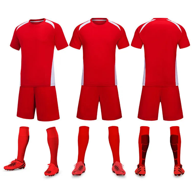 Costume de formation de football pour adultes et enfants